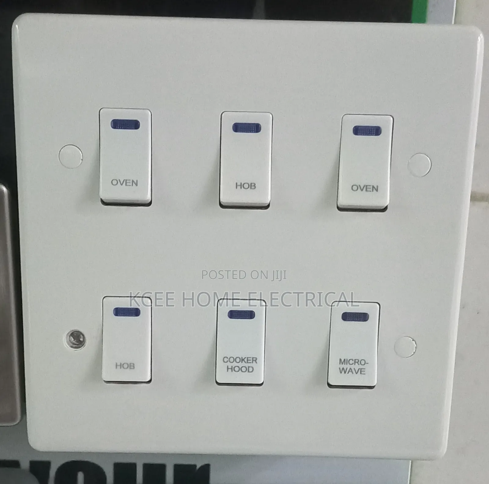 6 Gang Grid Switch With Indicator Light – Modular Wall Switch Panel