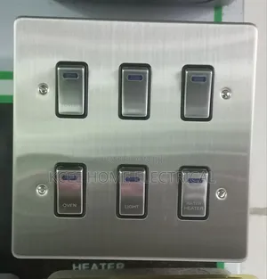 6 Gang Grid Switch With Indicator Light – Modular Wall Switch Panel