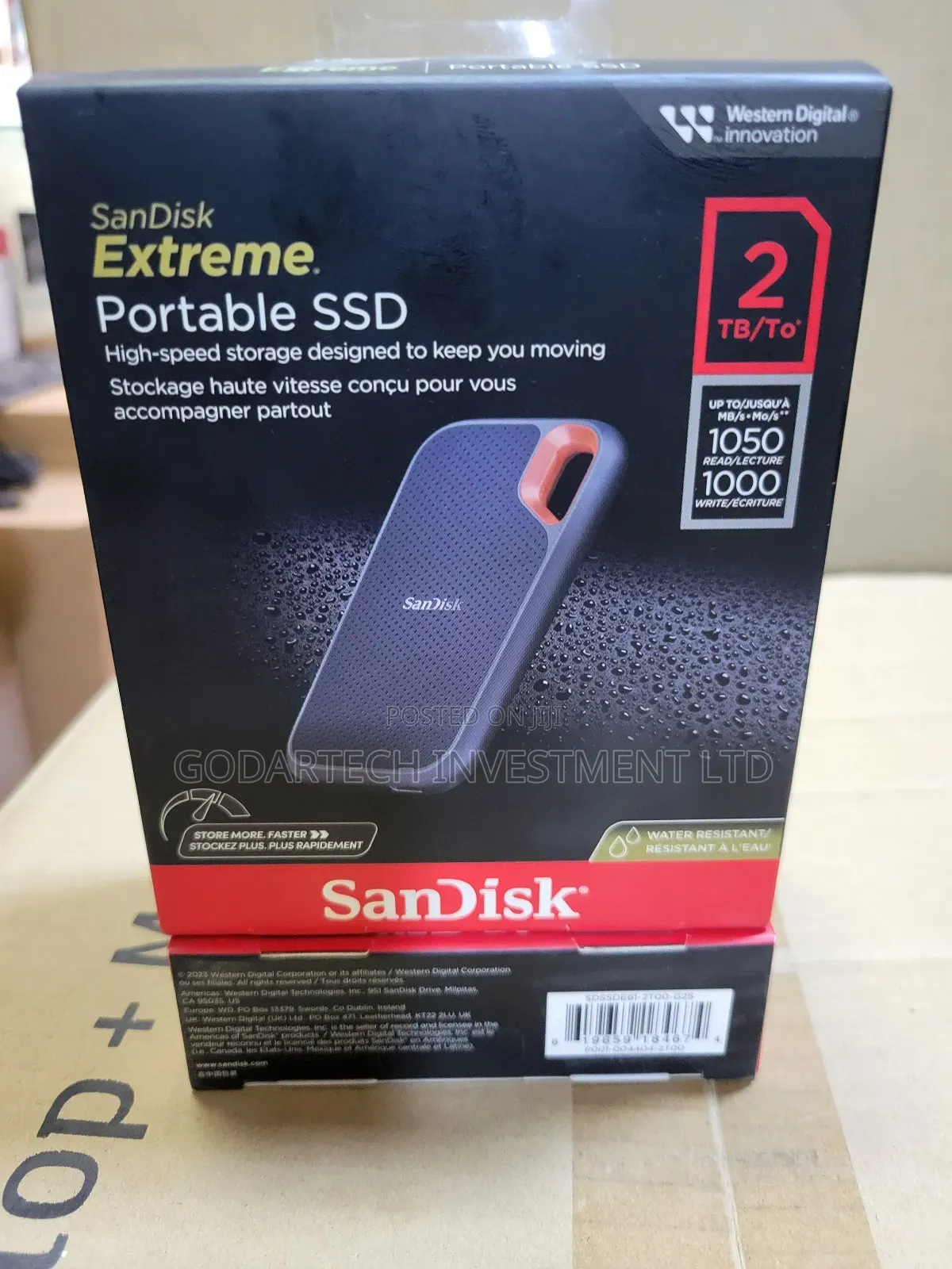 Sandisk External SSD 2tb 1050