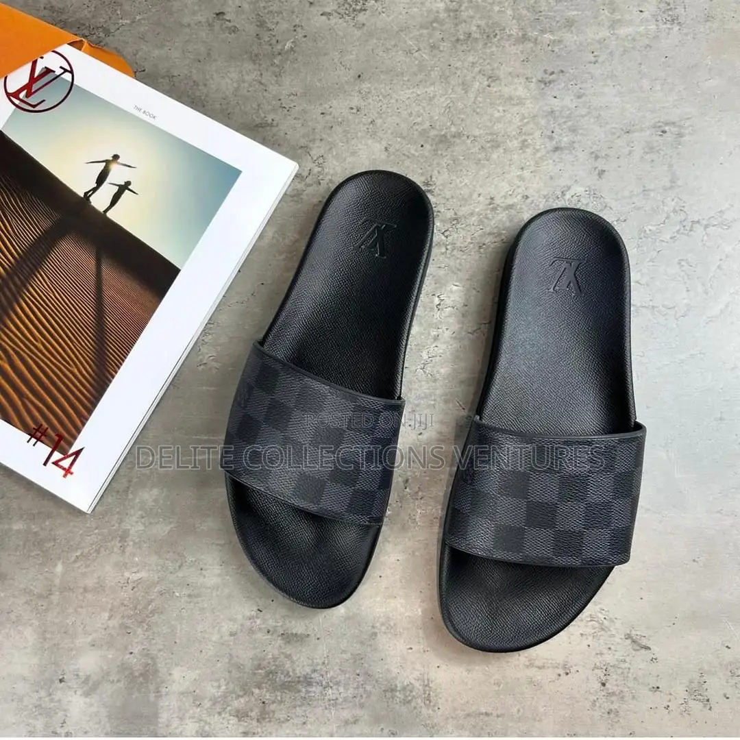Louis Vuitton Waterfront Mule Eclipse Slides 100% Authentic