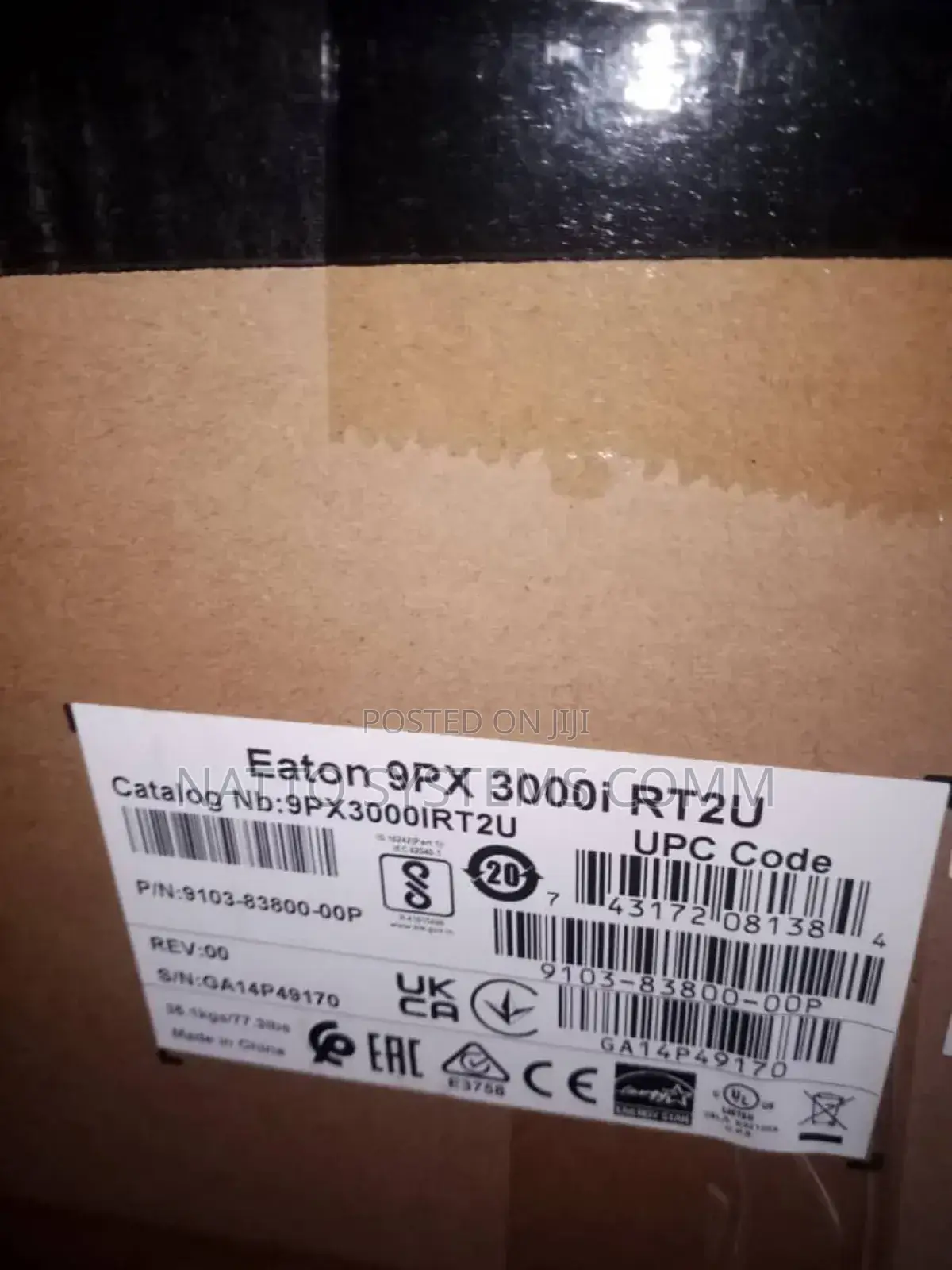 Eaton 9px 3000i Rt2u Ups 3kva