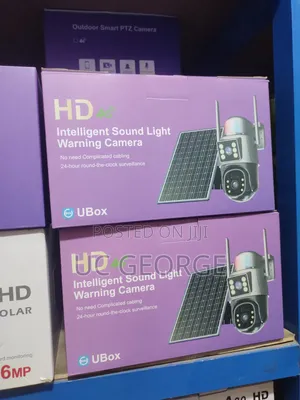 Intelligent Sound Light Warning Solar Camera