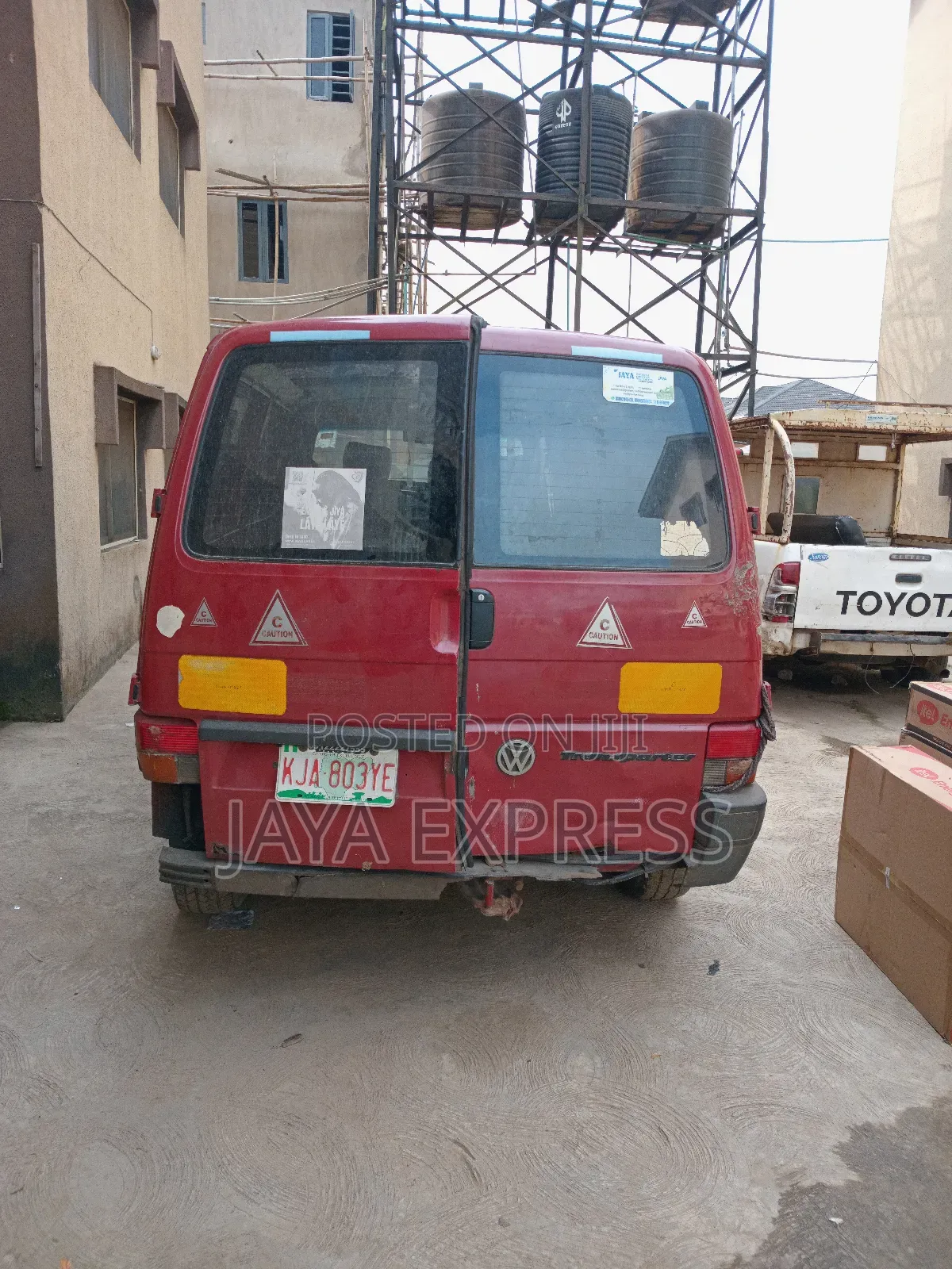 Red Van for Hire