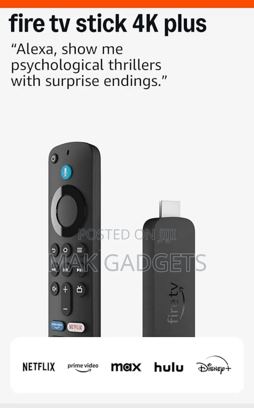 Amazon Fire Tv Stick 4k Plus (Newest Model) With Ai-powered Fire