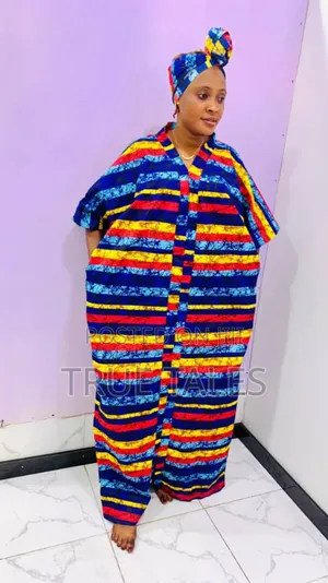 Comfortable Readymade Ankara Boubou/Abaya