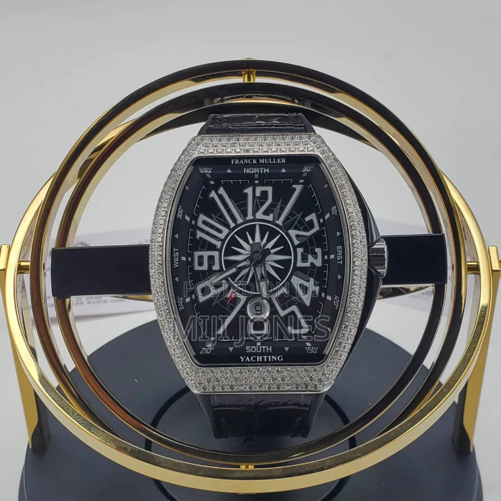 *Frank Miller Leather Automatic  Watch – Classic Elegance*