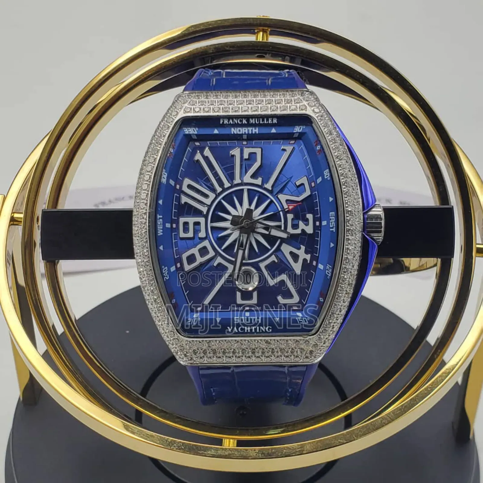 *Frank Miller Leather Automatic  Watch – Classic Elegance*