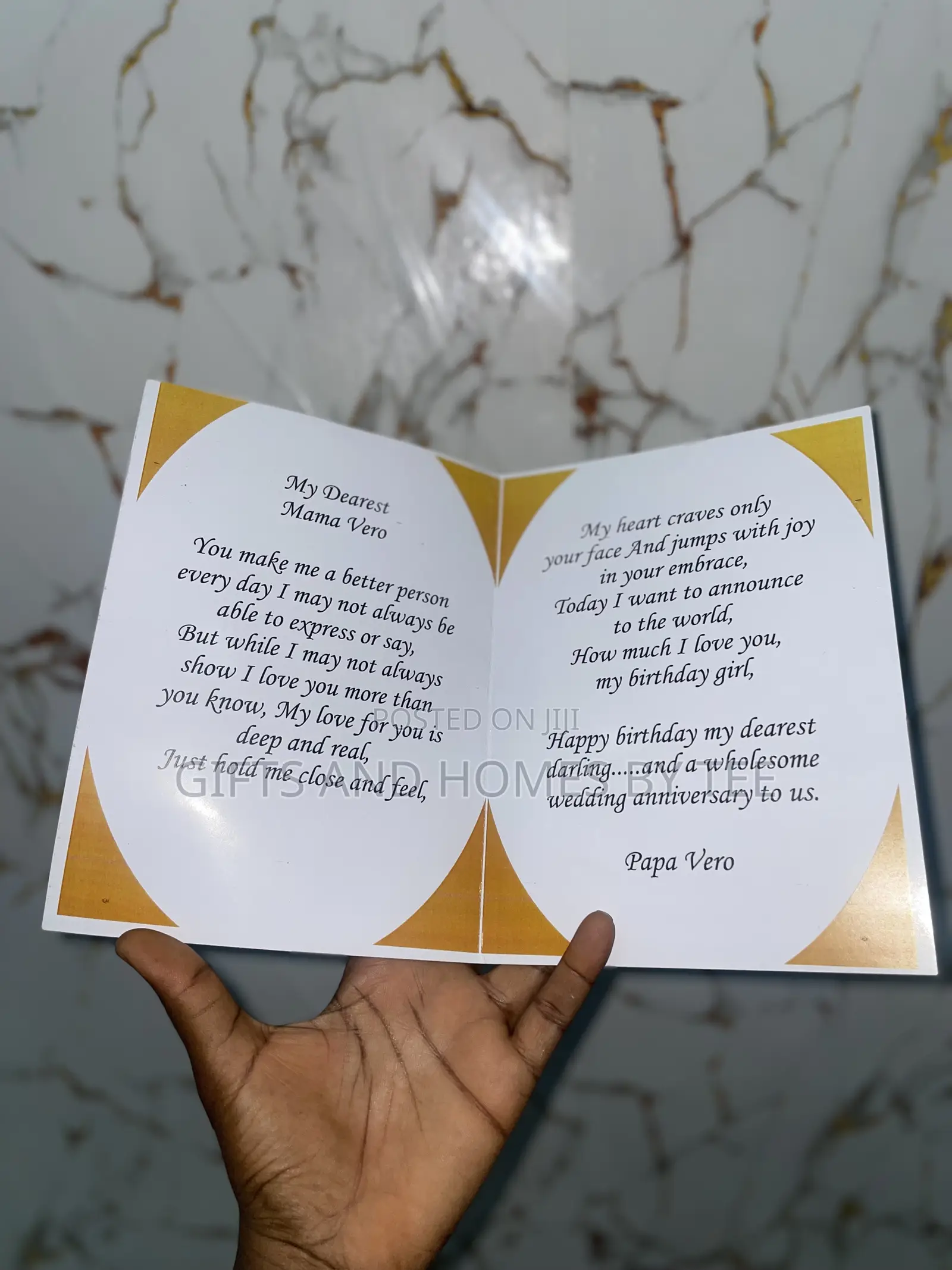 Custom Made Birthday Card