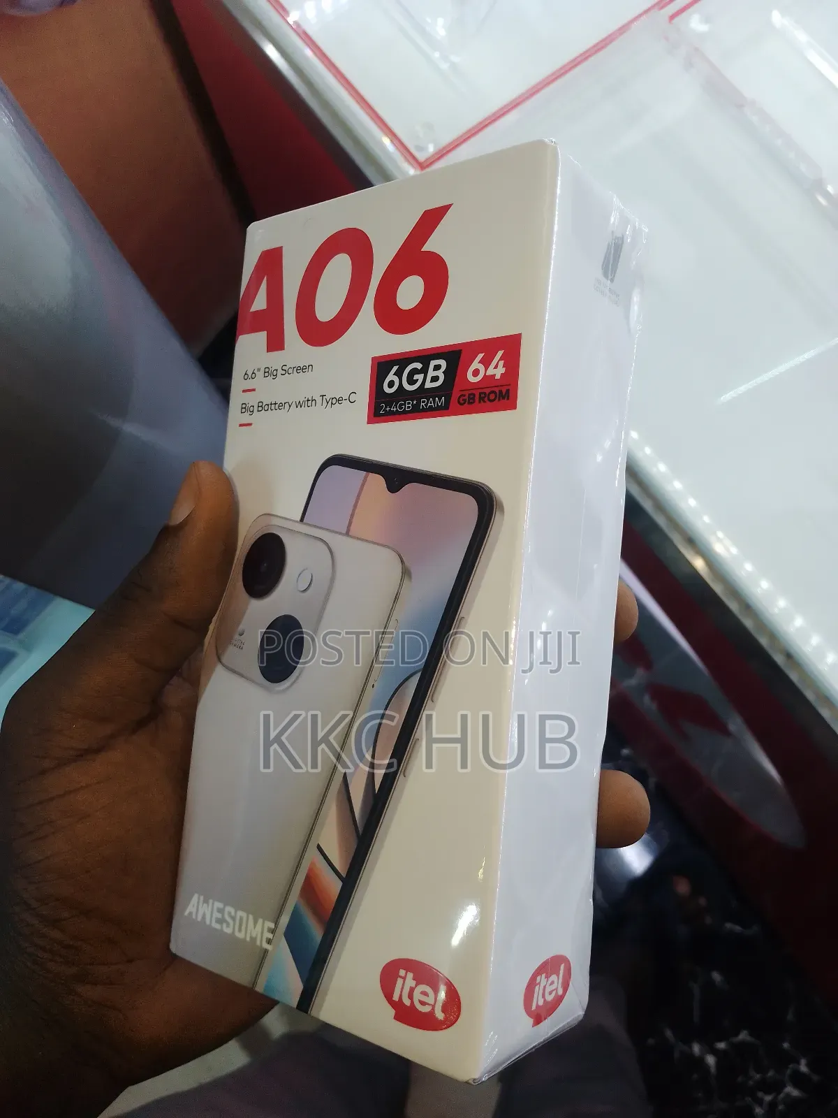 New Itel A06 64 GB Black