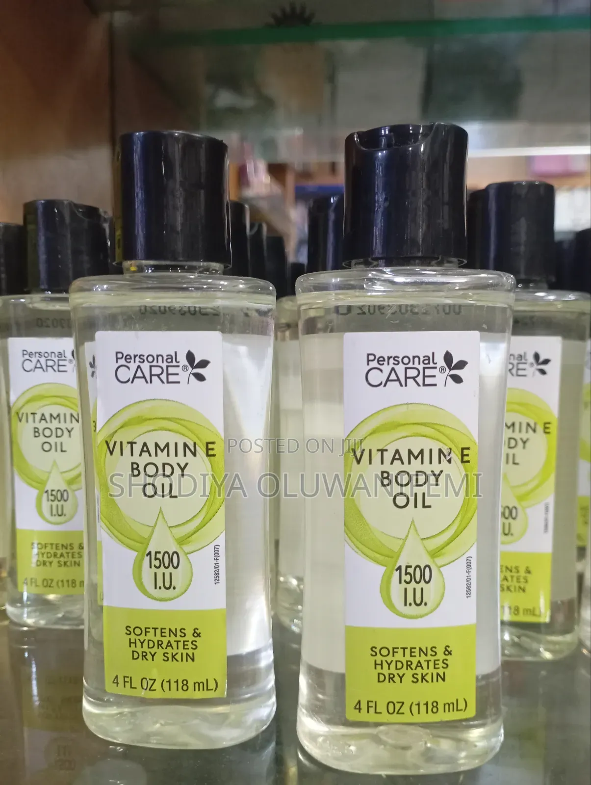 Personal Care Vitamin E Body Oil
