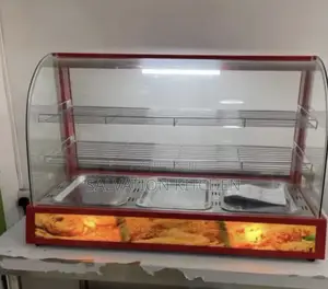 Industrial 3plate Red Snack Warmer