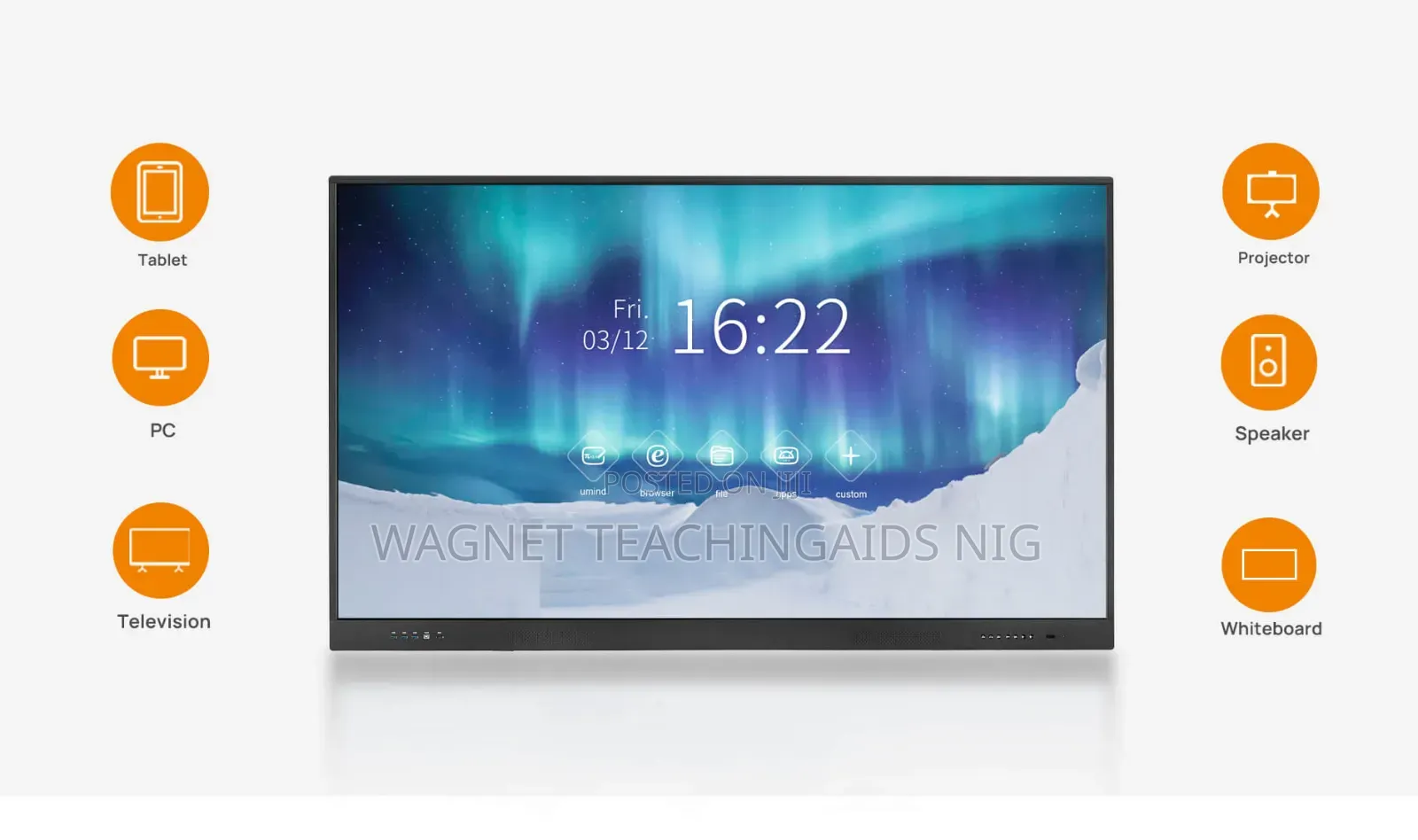 110inches Riotouch Interactive Smart Board