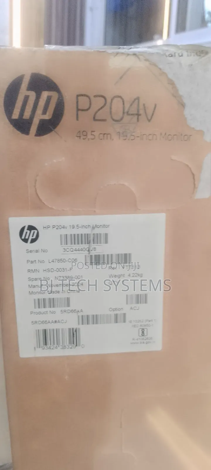 Hp P204v Monitor