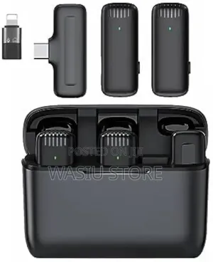 Dual Wireless Microphone for Android and iPhone