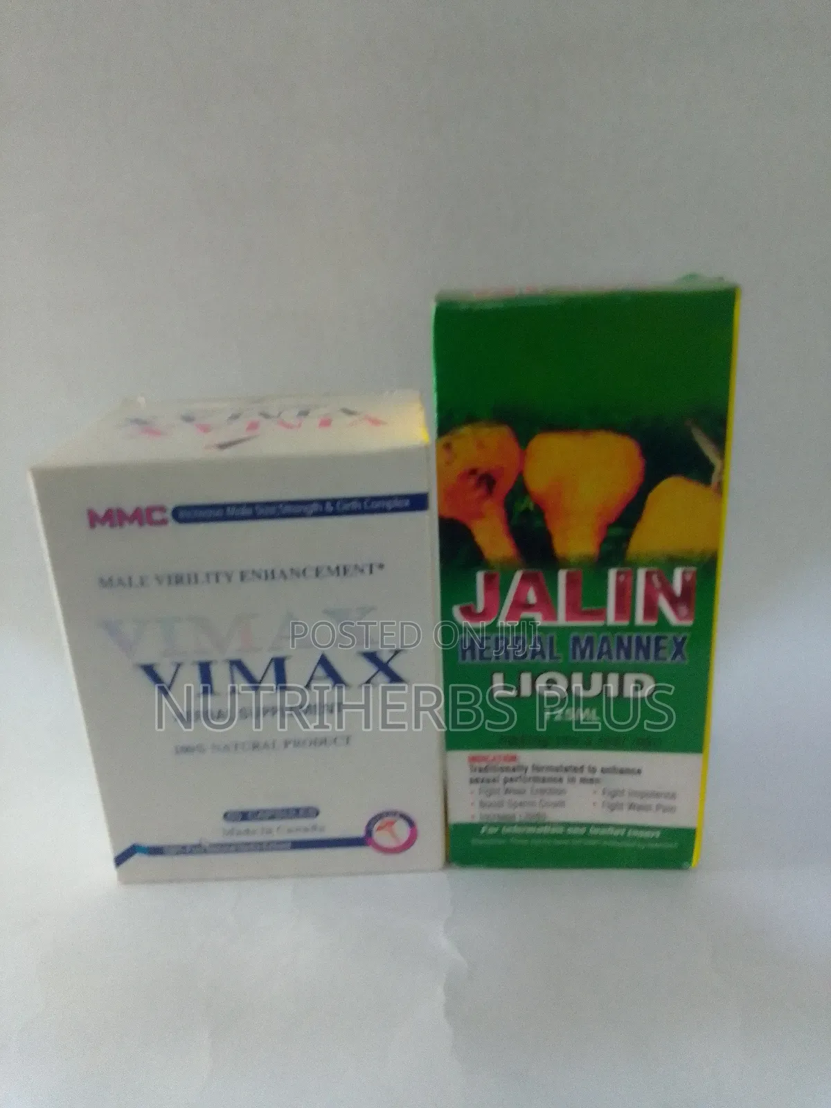 Vimax Capsules+ Jalin Herbal Mannex Liquid: For Libido Stamina