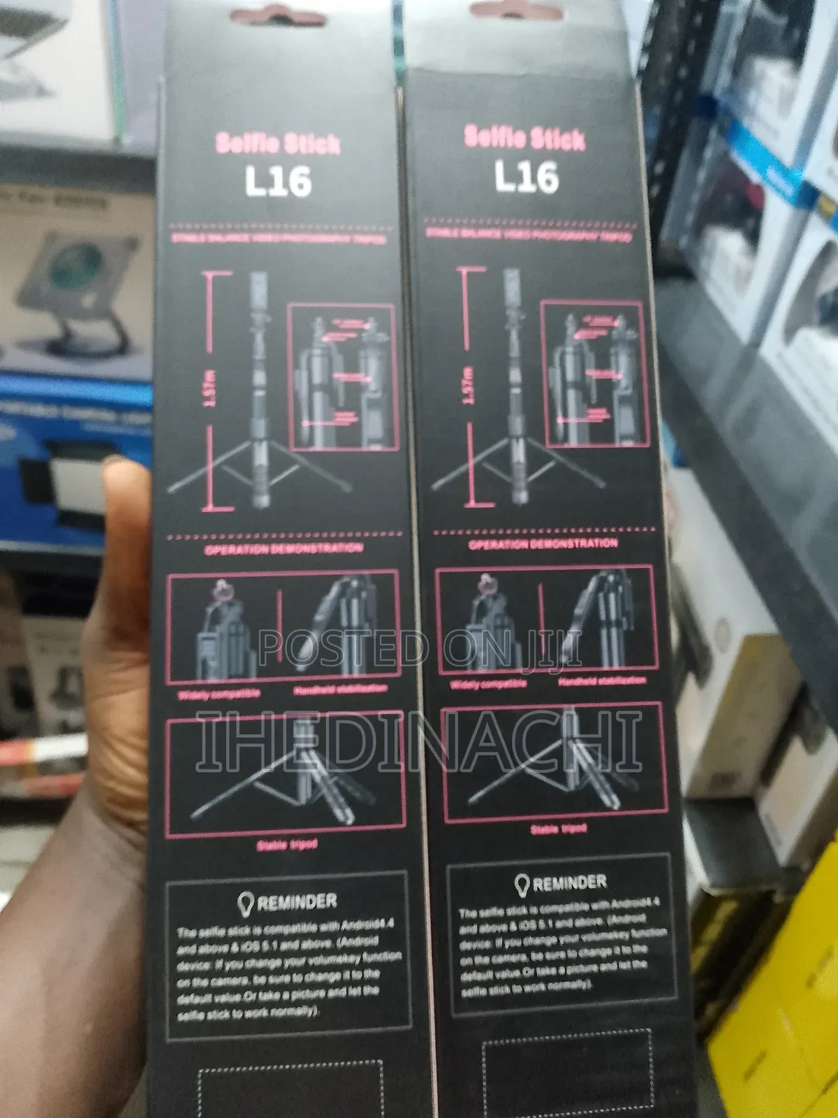 L16 Selfie Stick Tripod Stand