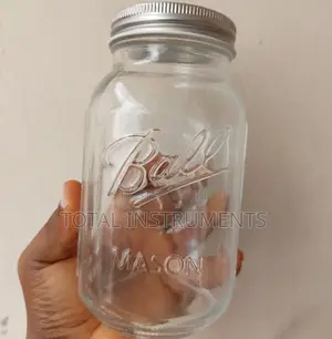 Mason Glass Jar Canning 750ml With Silver Lid