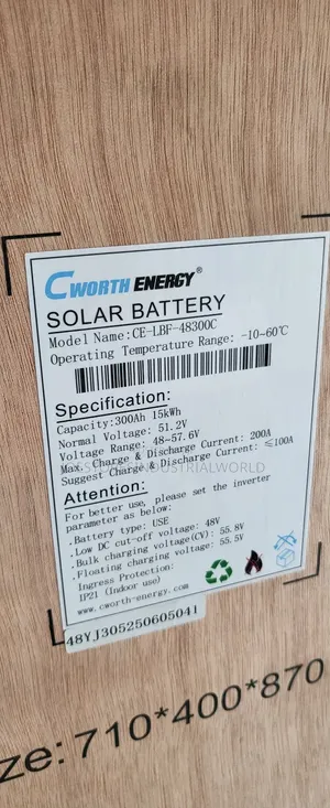 Cworth Energy 15kwh Lithium Battery 51.2v