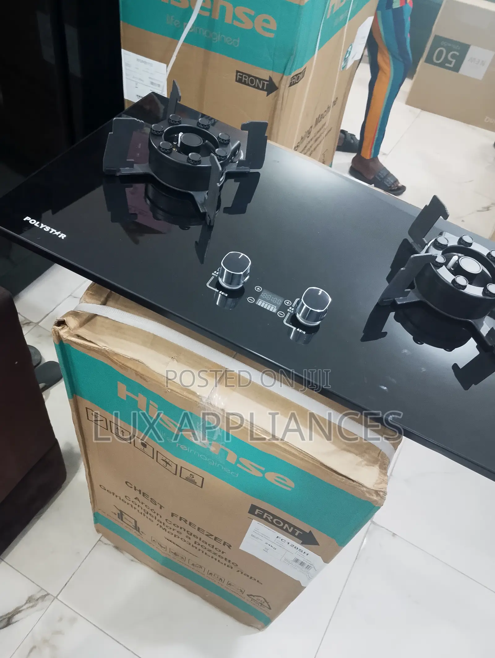 Polystar 2 Burner Gas Cooking Hob