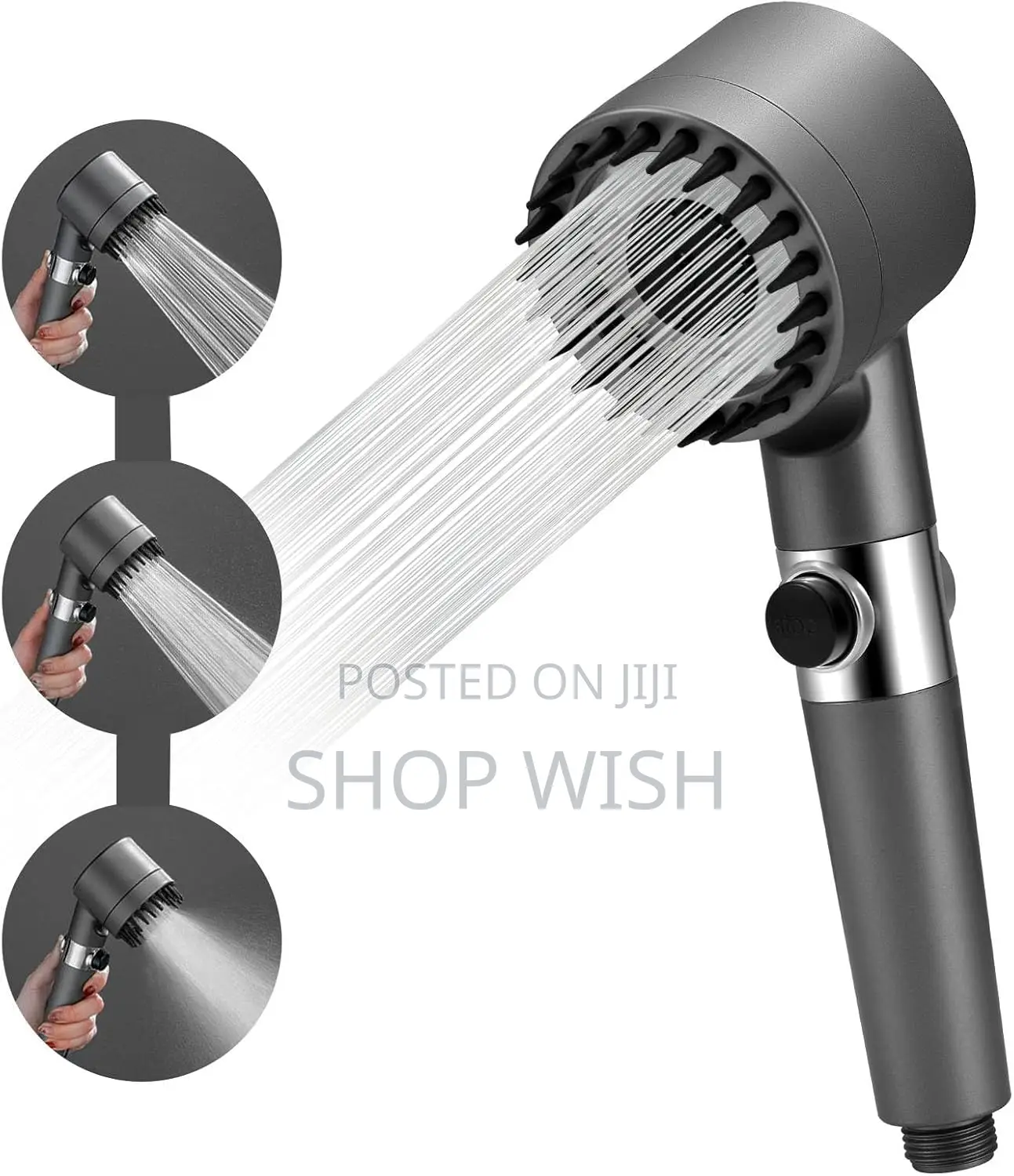 Showerhead With Multi Spray Settings