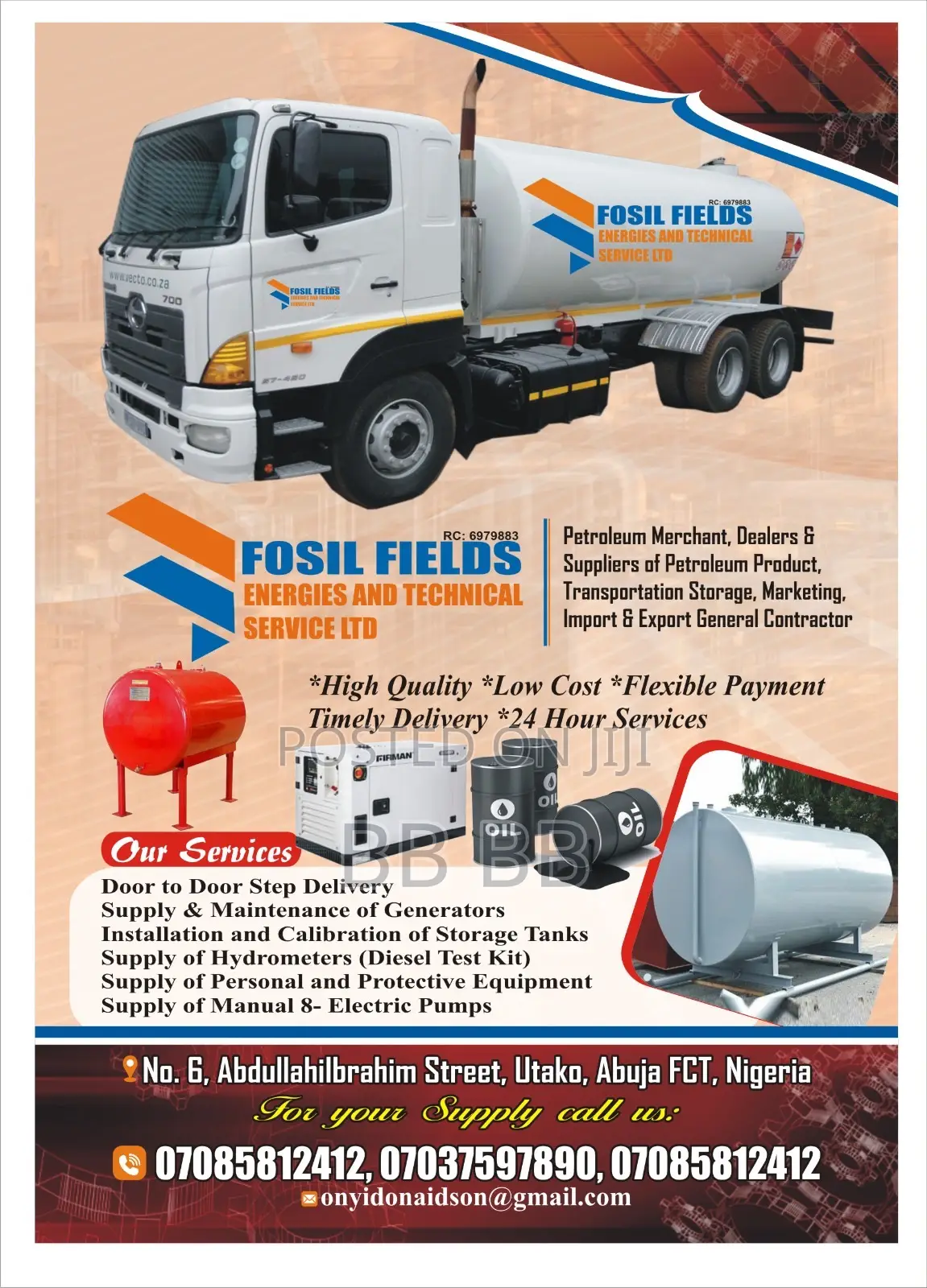 Diesel Supply / Generator Maintenance Services