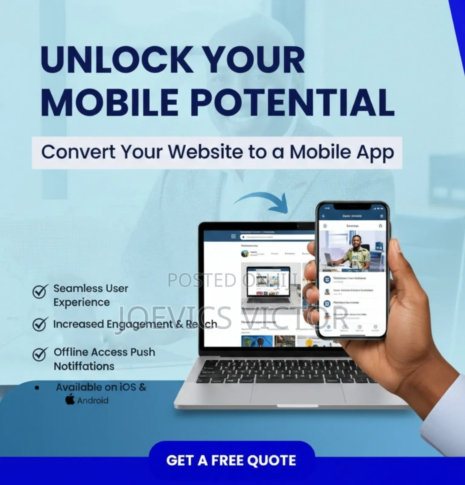 I Will Convert Your Website to a Mobile App