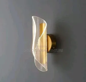 Modern Led Wall Bracket Gold Body 3 Colour Light