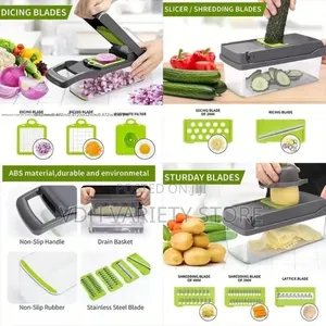 16in1 Vegetable Slicer With Skin Peeler