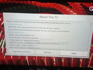 43 Inches Qled Samsung TV
