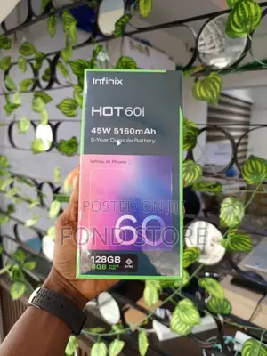 New Infinix Hot 60i 128 GB Red
