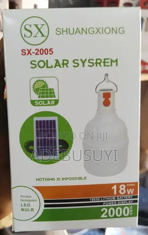 Solar Bulb With Panel