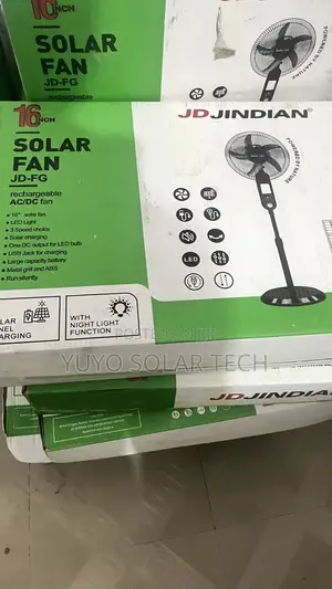 Jdjindan Solar Fan