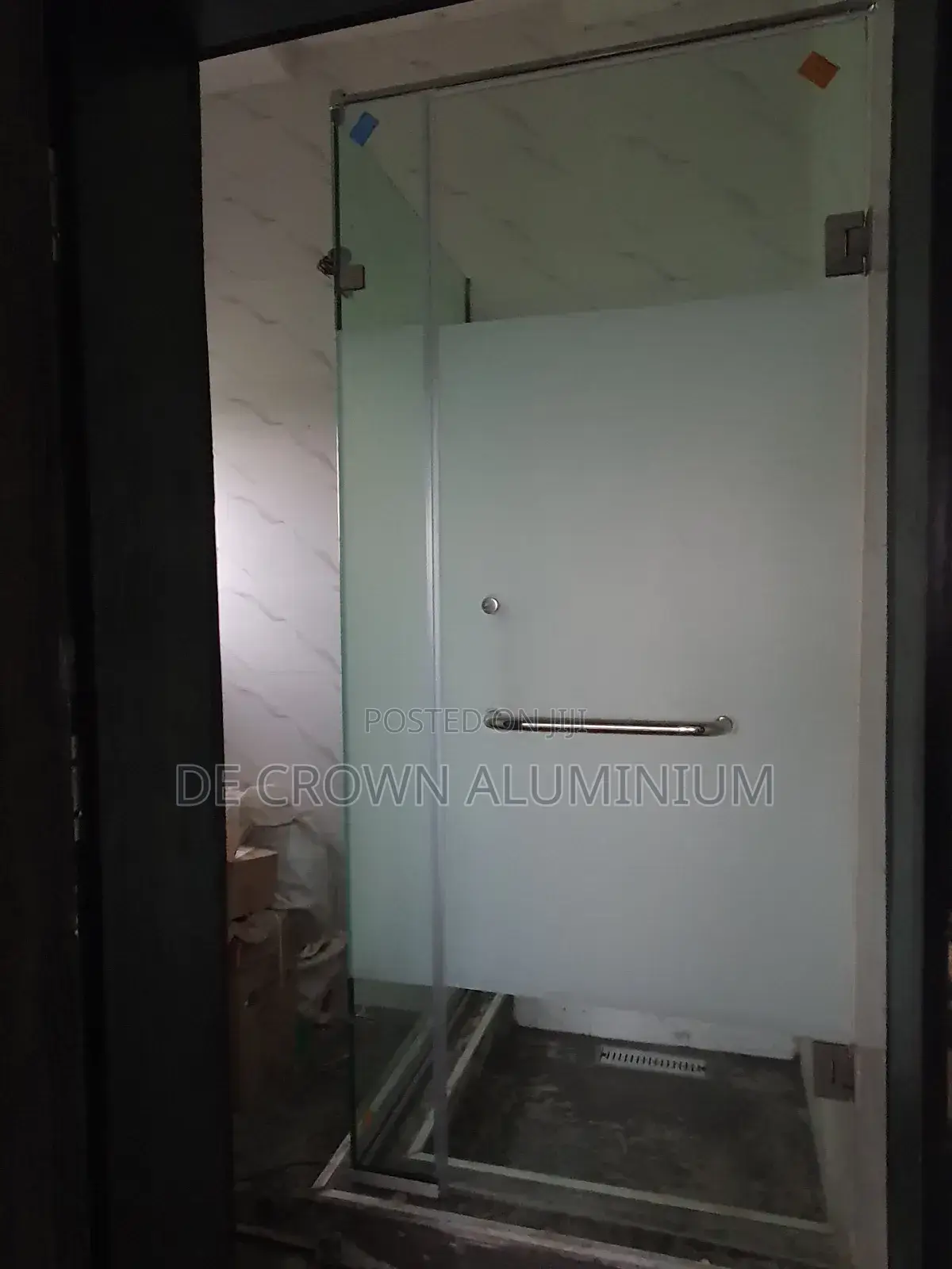 Frosted Glass Bathroom Cubicle