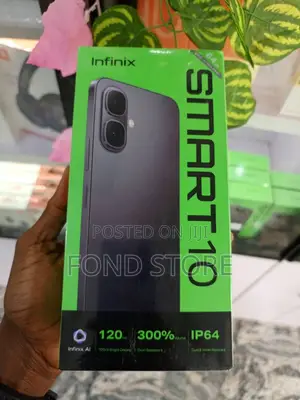 New Infinix Smart 10 64 GB Black