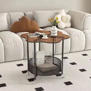 High Quality Luxury Glass Top Side Stool