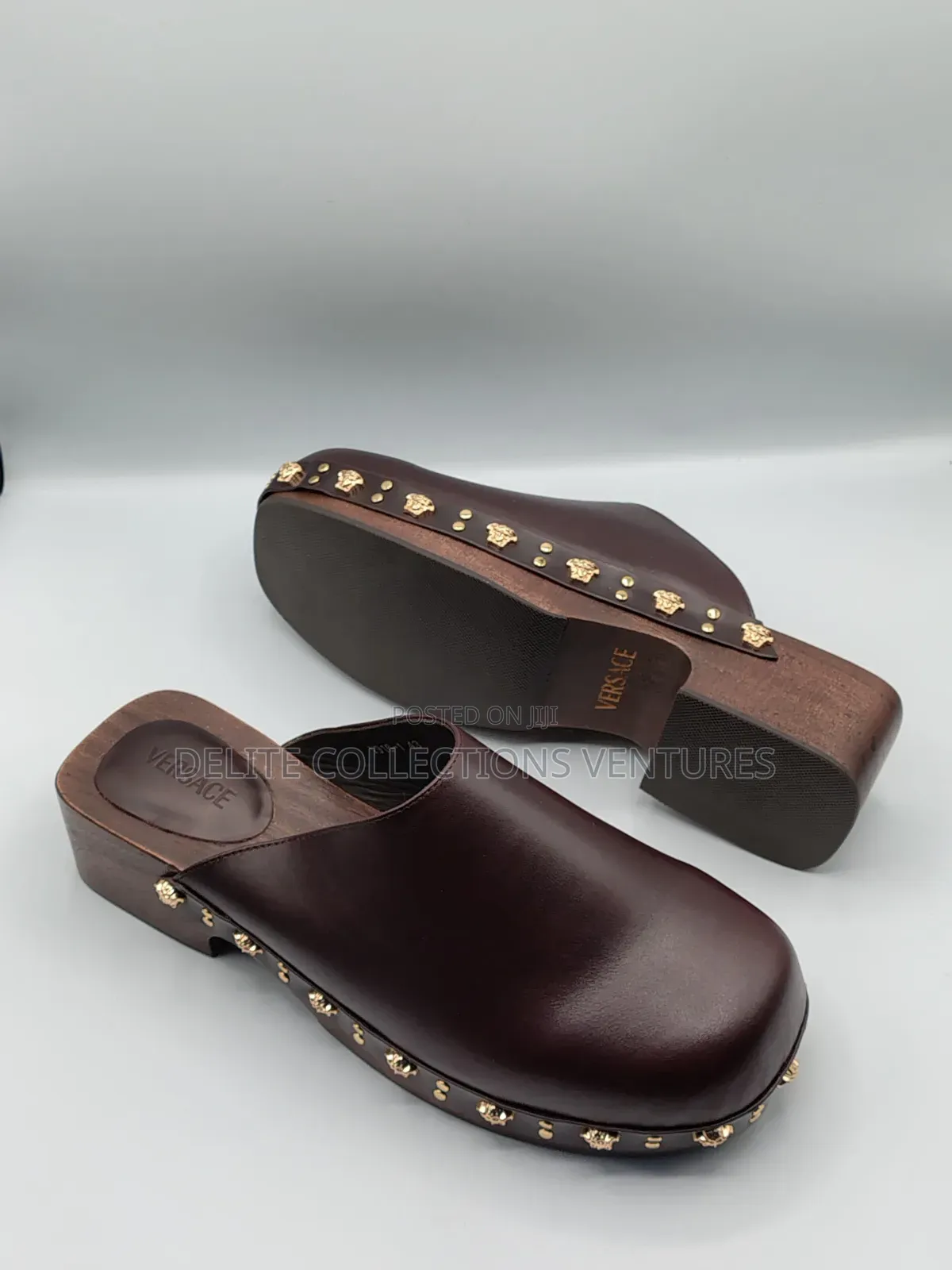Brand Versace Clogs Available