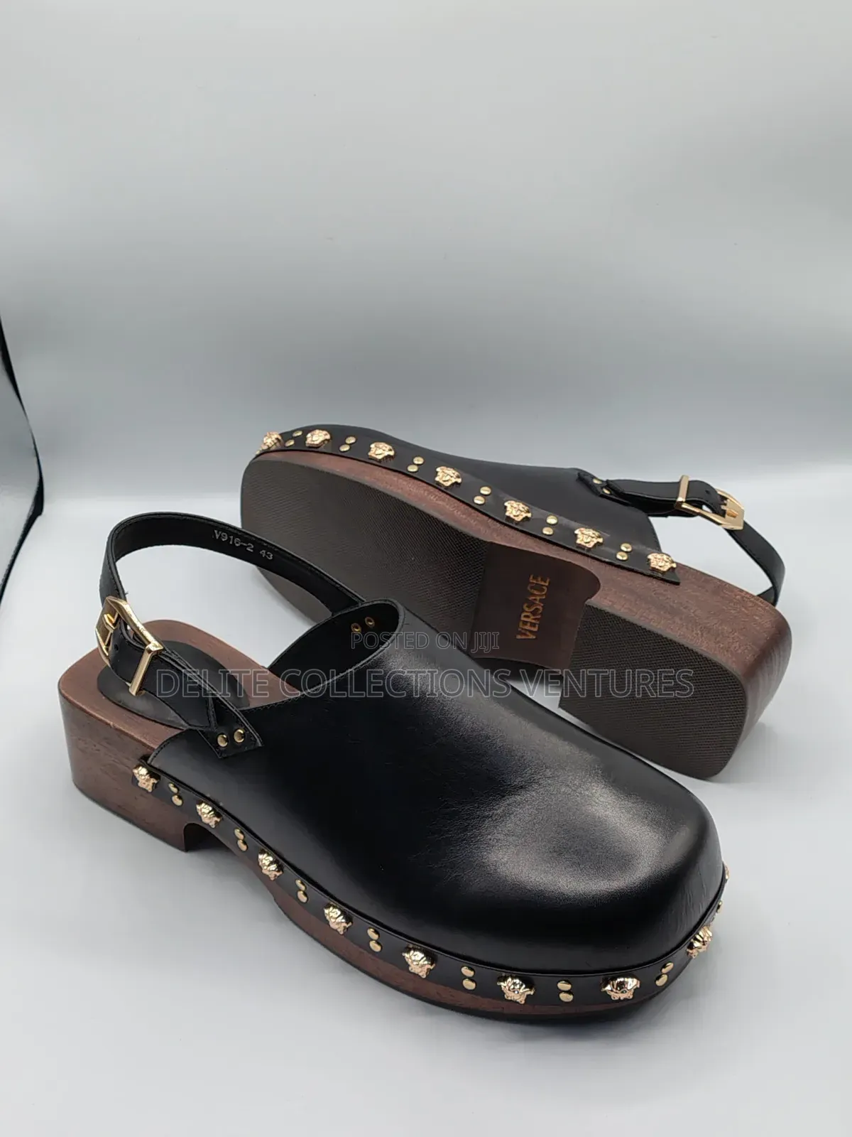 Brand Versace Clogs Available
