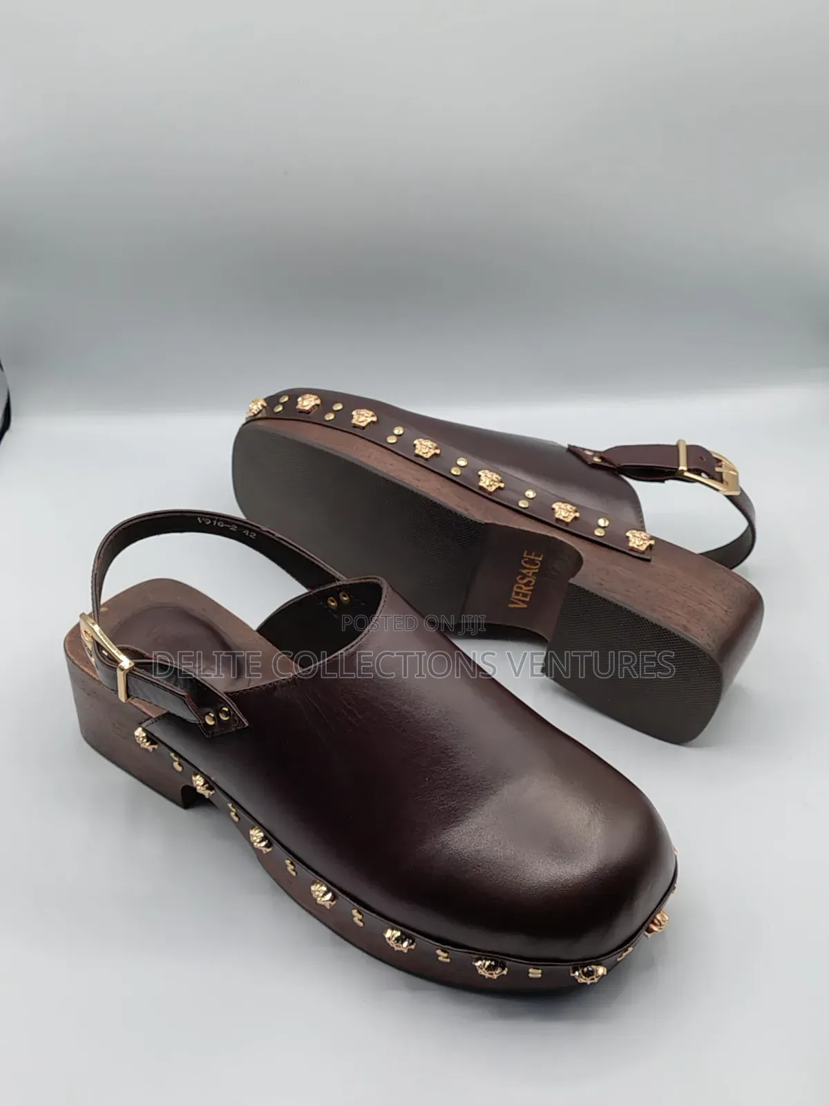 Brand Versace Clogs Available