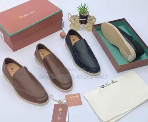 High Quality Loro Piana Pure Leather Luxury Men Loafers