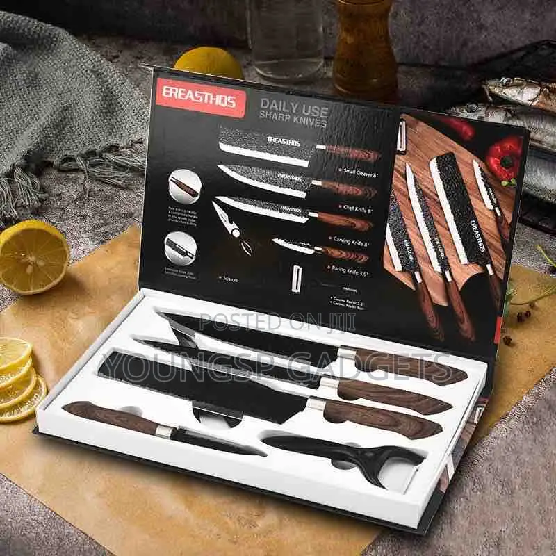 Multifunctional Powerful Kitchen Knife and Scissors Set