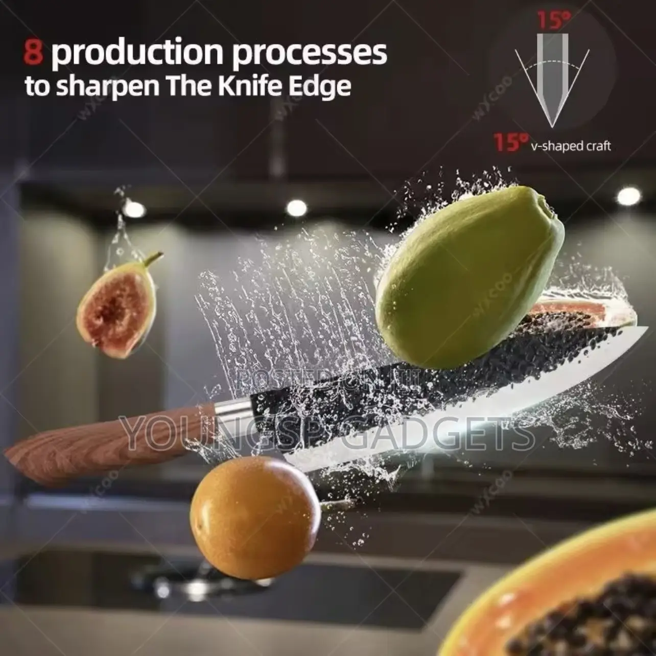 Multifunctional Powerful Kitchen Knife and Scissors Set