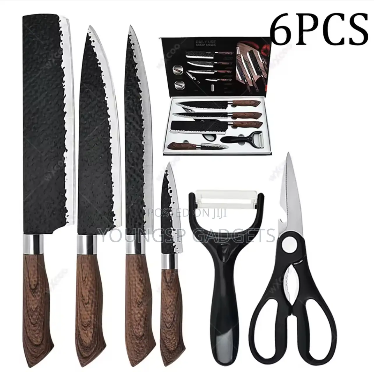 Multifunctional Powerful Kitchen Knife and Scissors Set