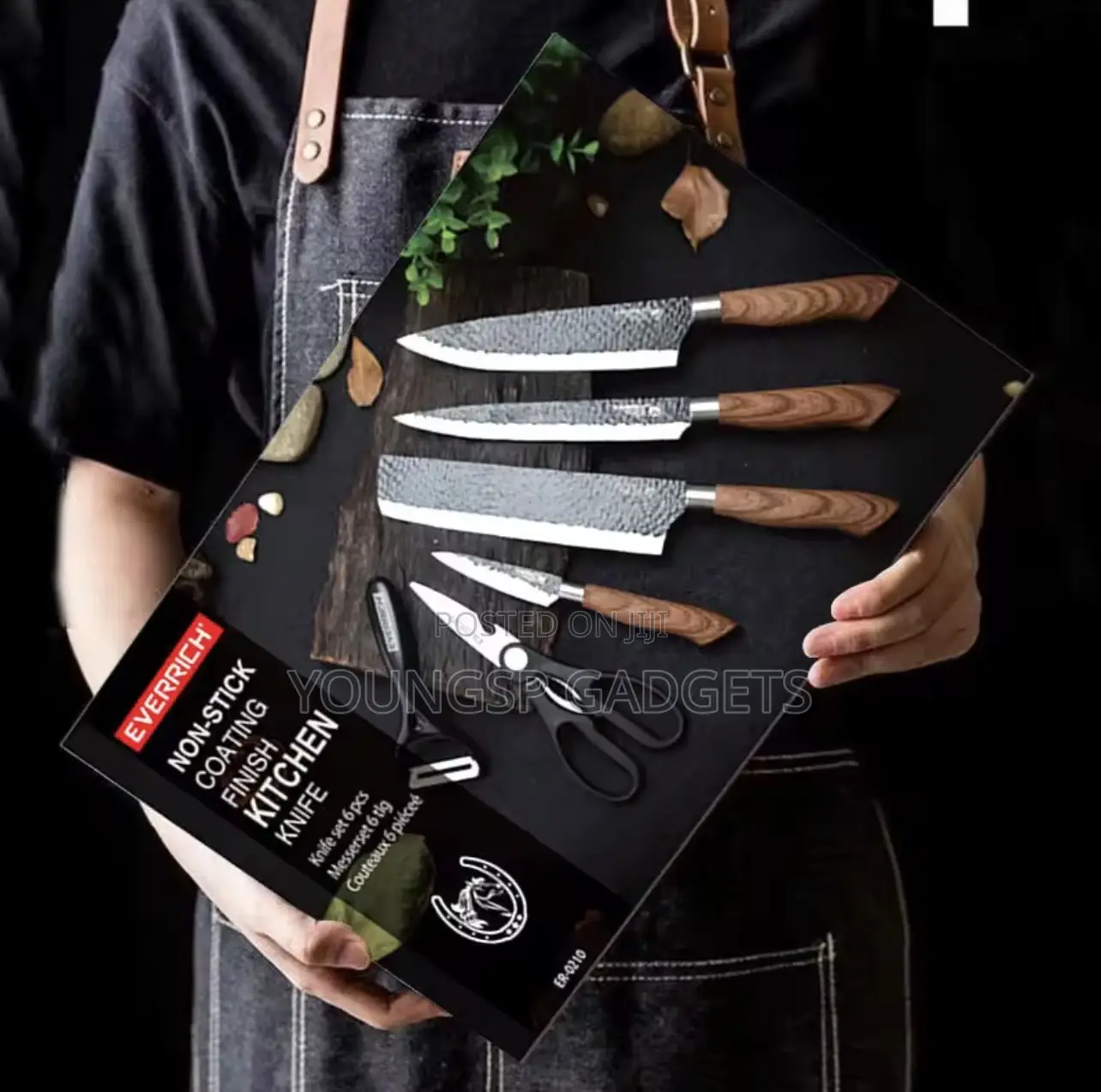 Multifunctional Powerful Kitchen Knife and Scissors Set