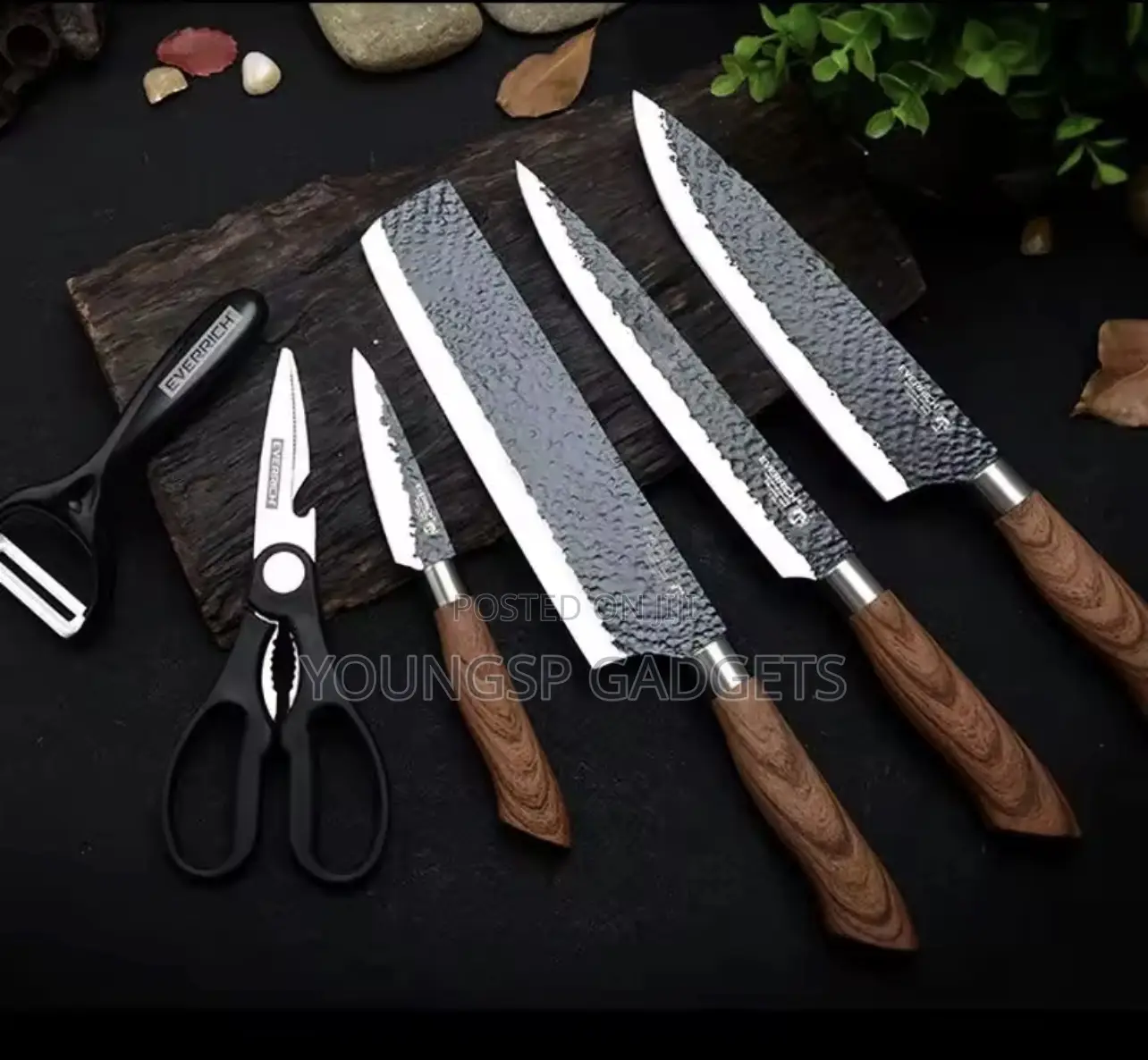 Multifunctional Powerful Kitchen Knife and Scissors Set