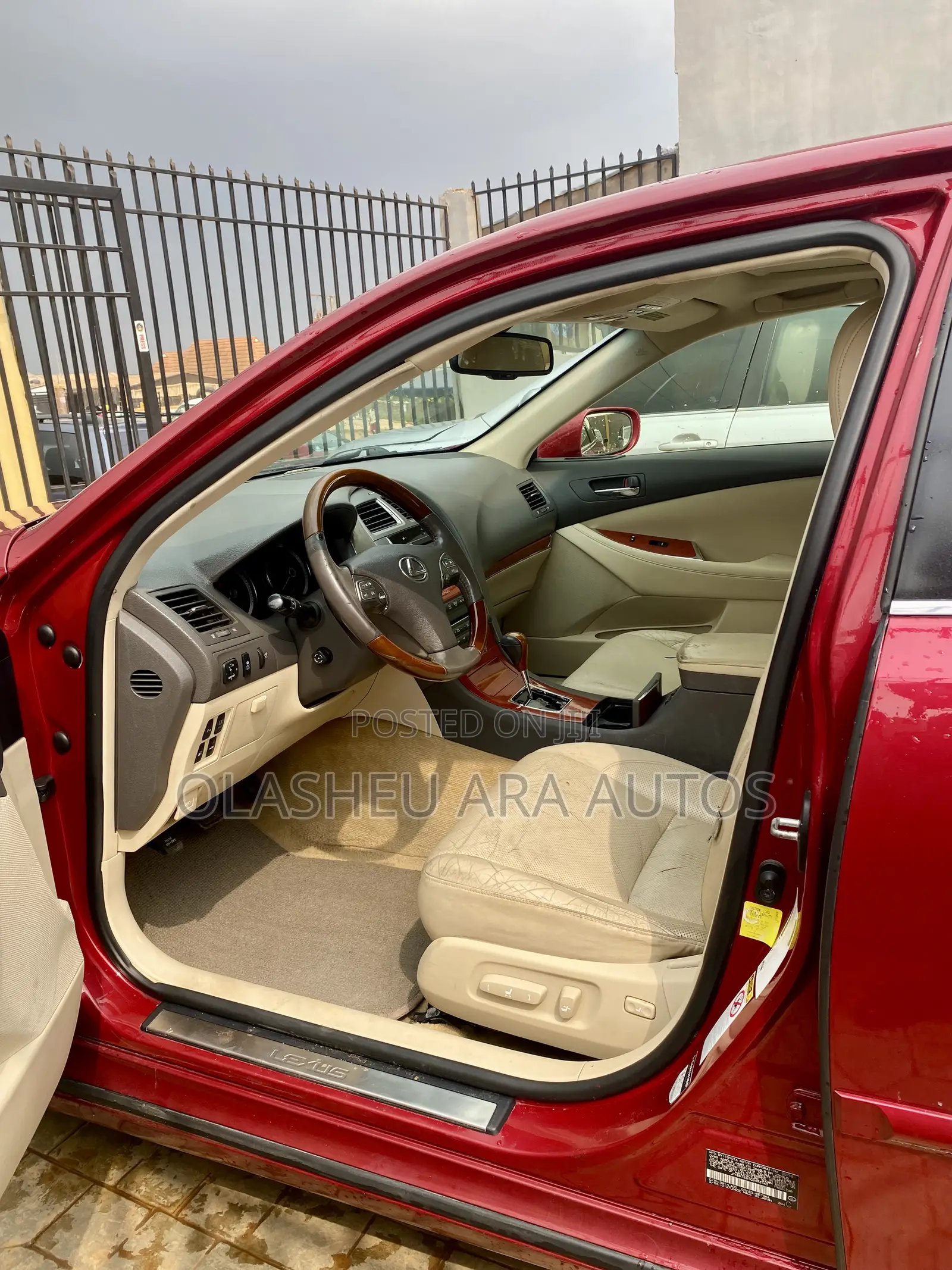 Lexus ES 350 2012 Red