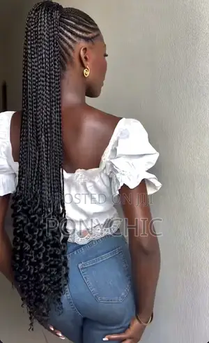 Braided Detachable Drawstring Ponytail