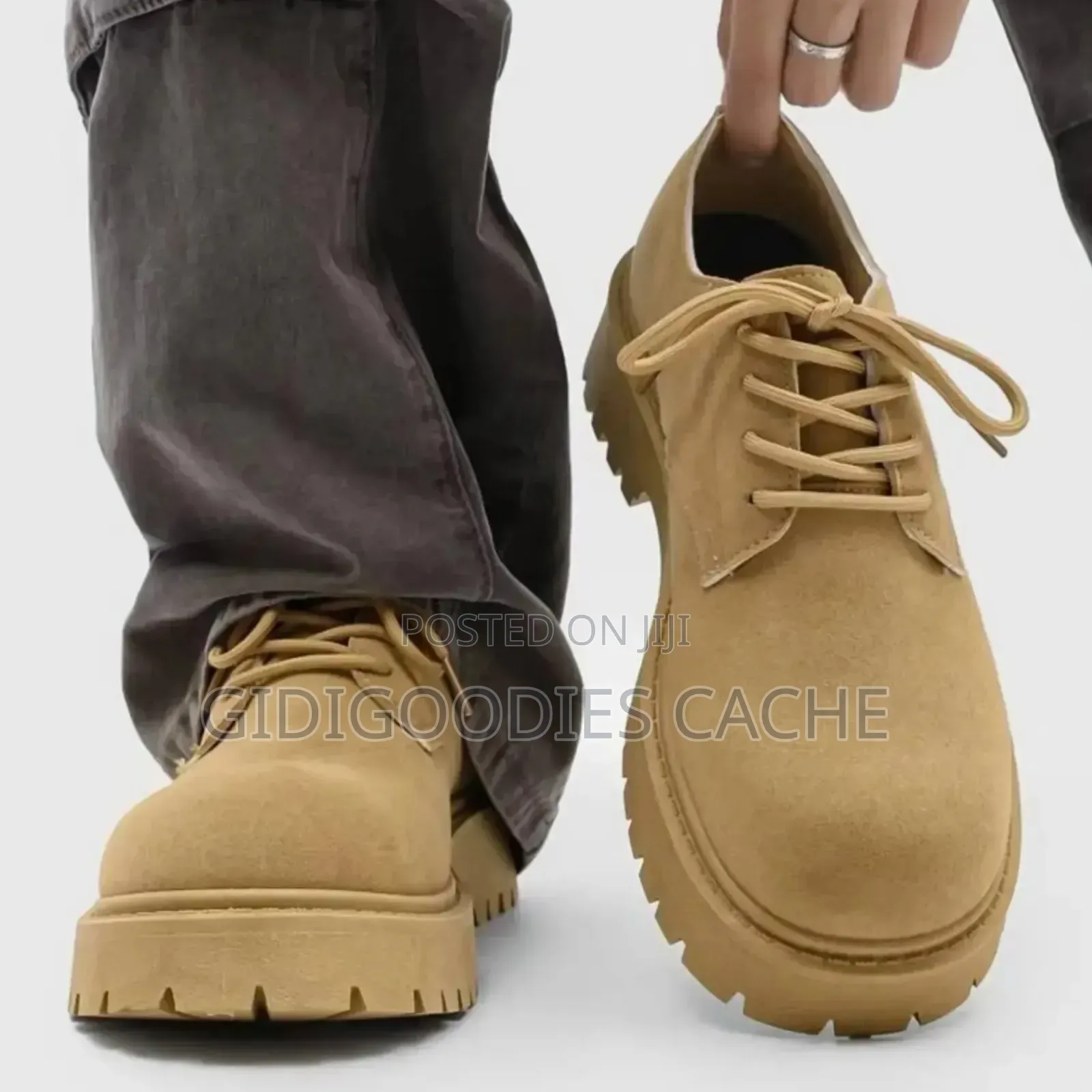Trendy Suede Chunky Shoes