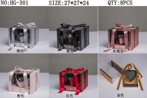 Transparent Love Rose Box