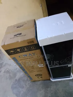 Cway Hot and Cool Dispenser With Storage Cabinet
