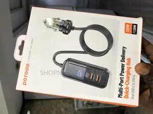 Porodo Multi Port Power Car Charger.